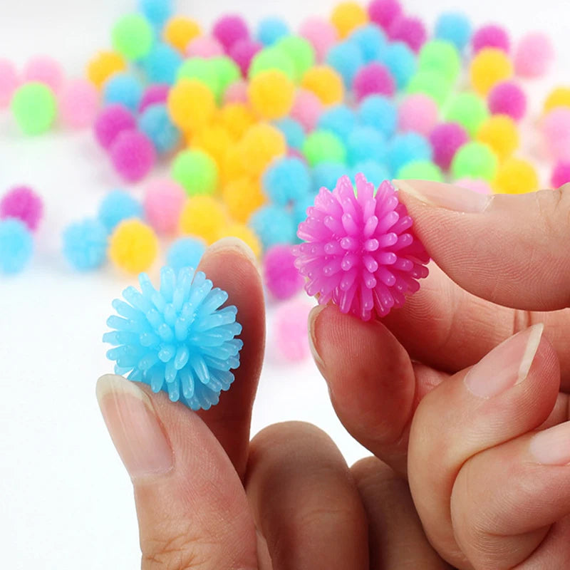 12PCS TPR Bayberry Ball Hedgehog Mini Massage Ball For Yoga Foot Massage Ball Vent Decompression Soft Squishy Squeeze Fidget Toy