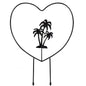 1/4PCS Garden Plant Support Stake Stand Climbing Plants Round Heart Shaped Potted Plant Support Frame Garden Trellis for Yard