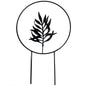 1/4PCS Garden Plant Support Stake Stand Climbing Plants Round Heart Shaped Potted Plant Support Frame Garden Trellis for Yard