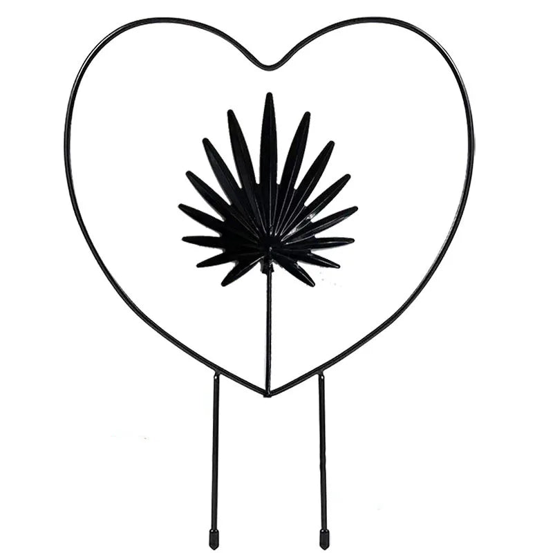 1/4PCS Garden Plant Support Stake Stand Climbing Plants Round Heart Shaped Potted Plant Support Frame Garden Trellis for Yard