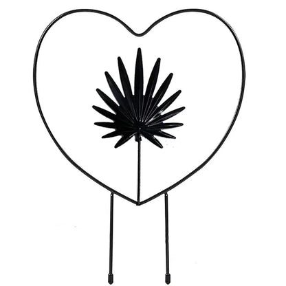1/4PCS Garden Plant Support Stake Stand Climbing Plants Round Heart Shaped Potted Plant Support Frame Garden Trellis for Yard