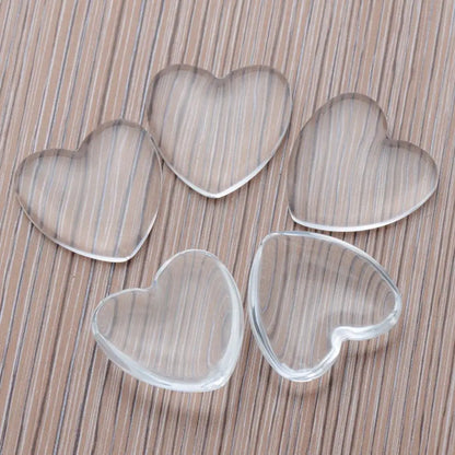 10pc/lot Heart Set With Rhinestones Necklace Pendant Setting Cabochon Cameo Base Tray Bezel Blank DIY Jewelry Making Findings