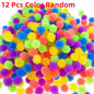 12PCS TPR Bayberry Ball Hedgehog Mini Massage Ball For Yoga Foot Massage Ball Vent Decompression Soft Squishy Squeeze Fidget Toy